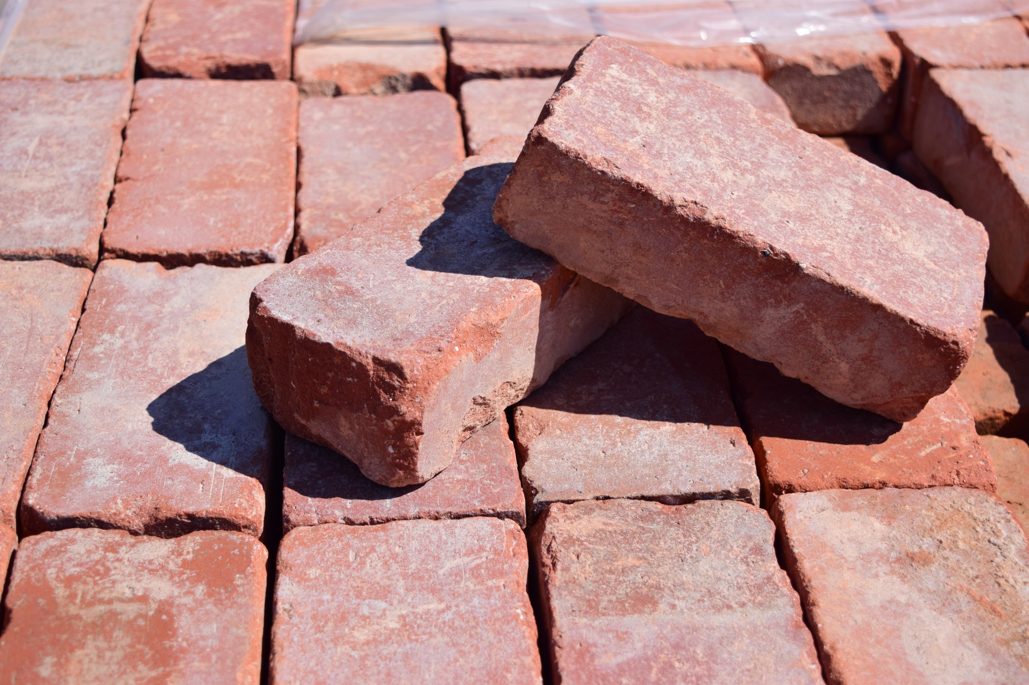 アンティークレンガ　赤　国産品